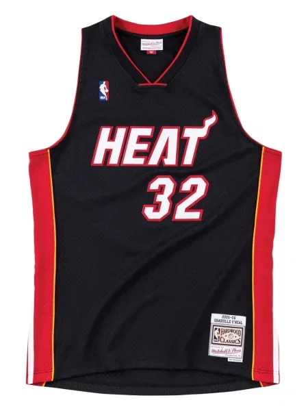 Cămașă Mitchell & Ness din jerseu negru