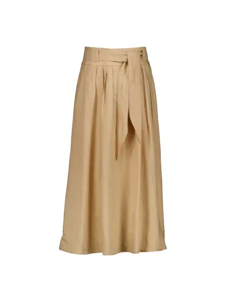 Lniana spódnica Greek Archaic Kori beżowa