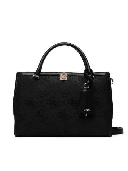 Guess Torebka Audrey Logo czarny