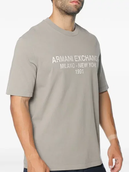 Tricou Armani Exchange cu imagine verde