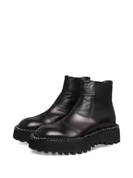 Sztyblety Dolce And Gabbana skórzane czarne