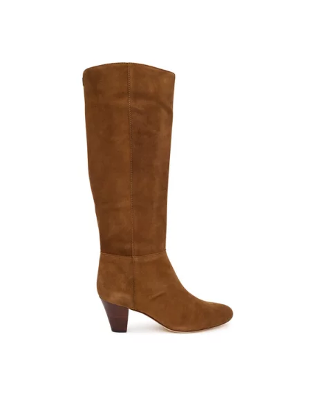 Kozačky LAUREN RALPH LAUREN hnědé