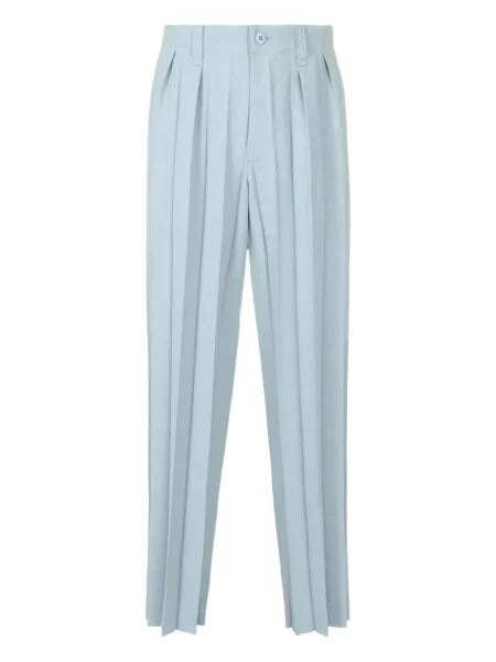 Plisované kalhoty Homme Plissé Issey Miyake modré