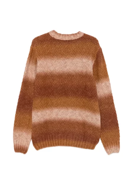 Pulover Daniele Alessandrini tricotate cu gradient maro