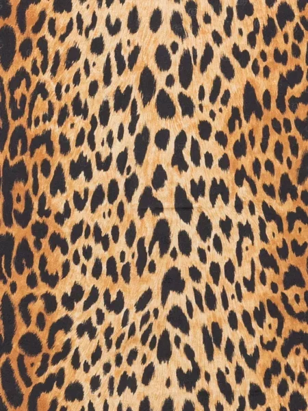Fular Gucci cu imagine cu model leopard