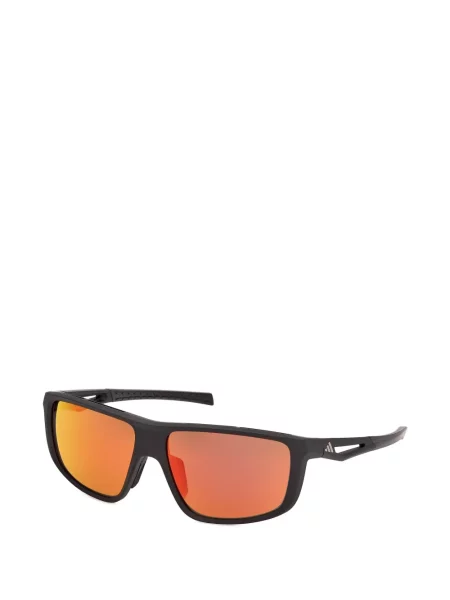 Ochelari de soare Adidas cu imprimeu geometric gri