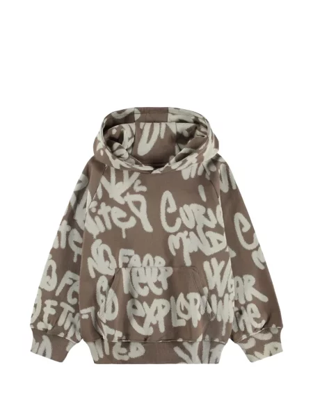 Bluza z kapturem dziecięca Molo brązowa