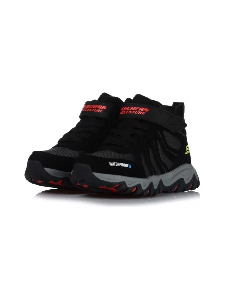 Členkové topánky Skechers čierna