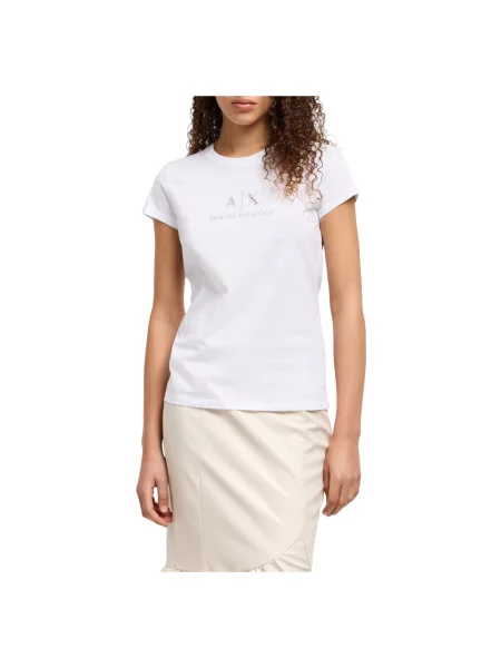 Koszulka Armani Exchange biała