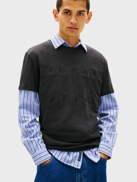 Футболка Tommy Jeans чорна