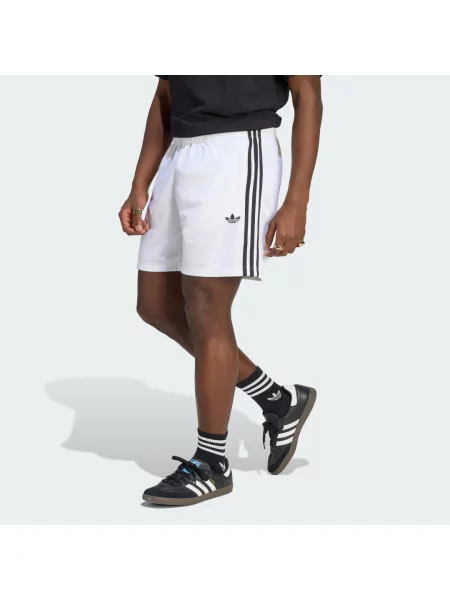 Szorty adidas Adicolor Jacquard białe