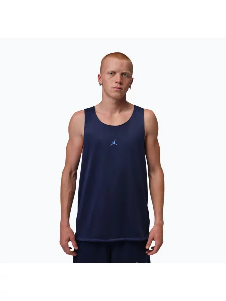 Tricou de baschet pentru bărbați Nike Jordan Sport Reversible midnight navy/university blue albastru
