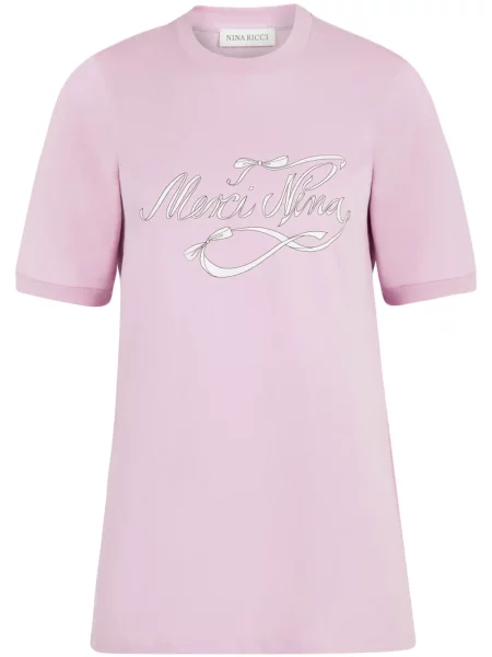 Tricou Nina Ricci roz