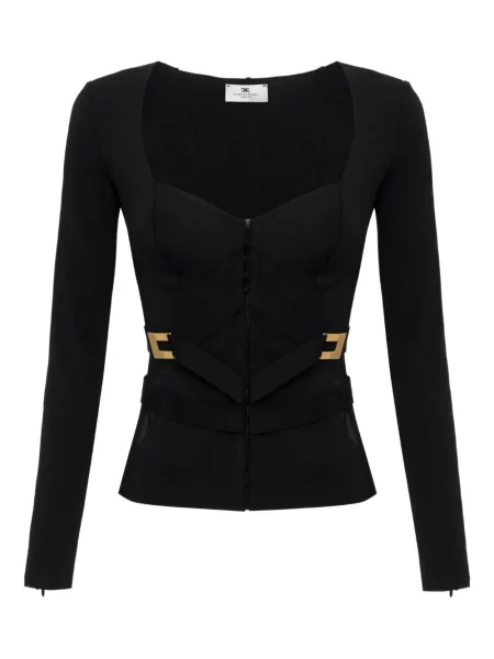 Tricou Elisabetta Franchi lung negru