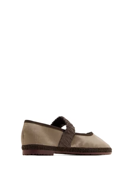 Espadrile Flabelus fără toc maro