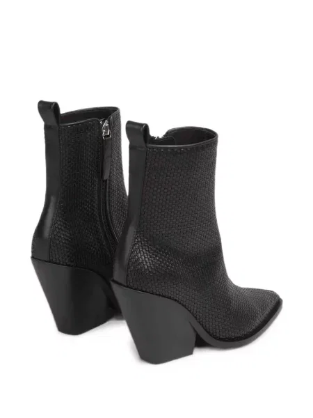 Buty do kostki Souliers Martinez skórzane czarne