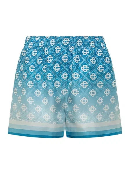 Jedwabne szorty Casablanca niebieskie