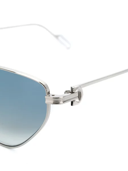 Γυαλιά ηλίου cat eye Cartier Eyewear ασημί