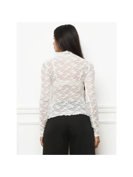 Top La Modeuse alb