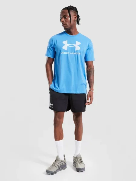 Under Armour T-Shirt Ua Sportstyle Logo Update Ss niebieska