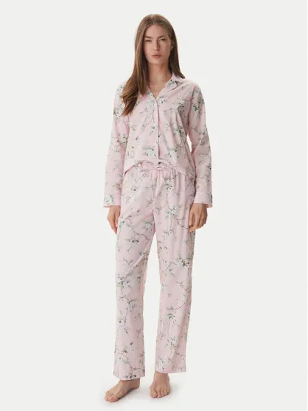LAUREN RALPH LAUREN Pizsama rózsaszín