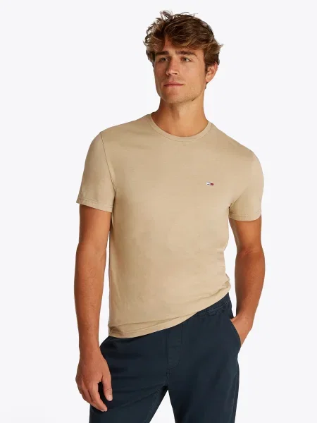 Majica Tommy Jeans bež