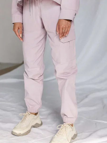 Брюки карго Feel And Fly розовые