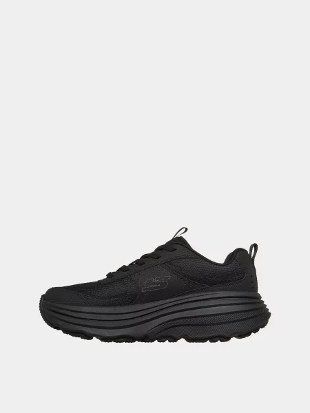 Кожаные повседневные кроссовки Skechers черные