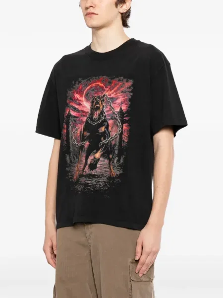 Tricou Melt cu imagine negru