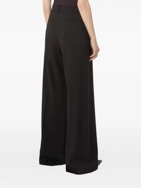 Pantaloni Sportmax de lână maro