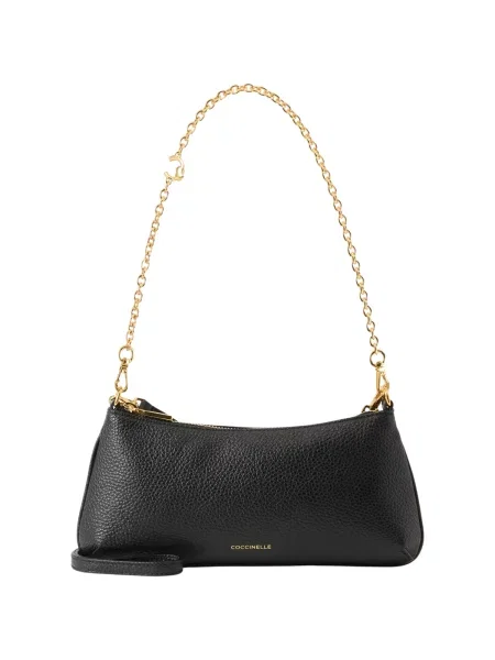 Geanta crossbody Coccinelle din piele negru