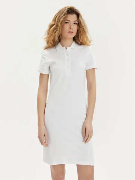 Lacoste Rochie de zi alb