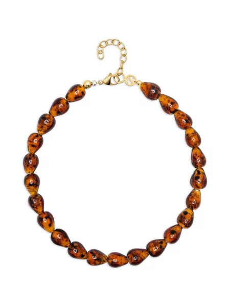 Colier Nialaya Jewelry cu chihlimbar maro