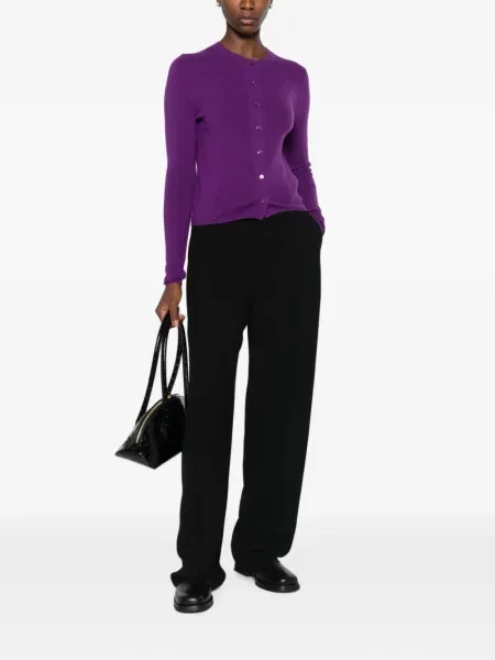 Lung cardigan Bompard violet