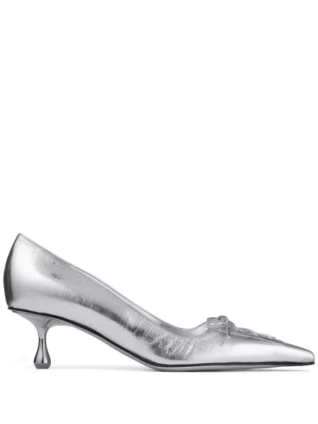 Pantofi cu toc Jimmy Choo argintiu