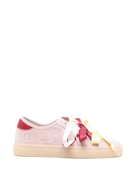 Sneakerși D.a.t.e. cu funde roz