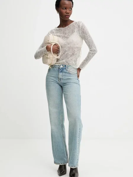 Блузка Answear.LAB бежевий