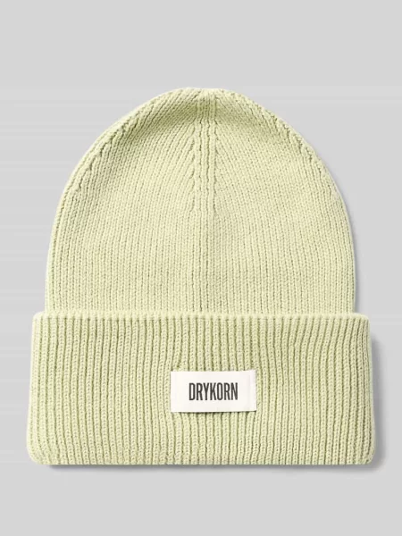 Czapka beanie z naszywką z logo model LOAH' Drykorn
