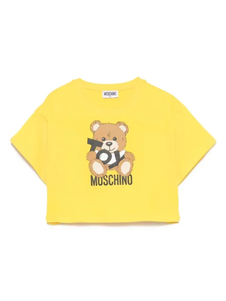 Koszulka dziecięca Moschino żółta