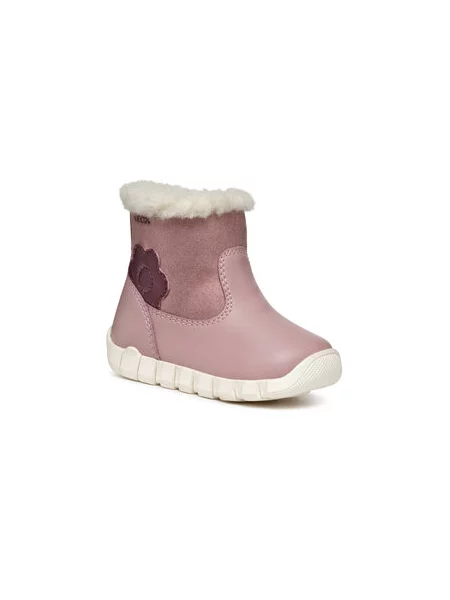 Kozačky Geox B Iupidoo Girl růžová