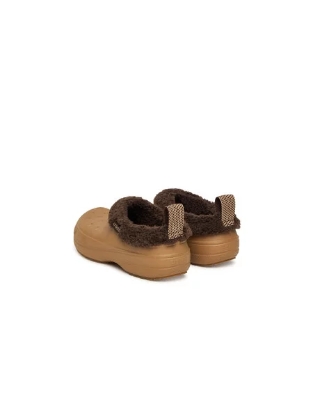Natikače Crocs Classic Lined Shorty smeđa