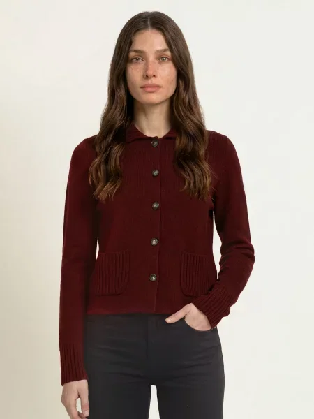 Allude Kardigan Z Kaszmiru rot