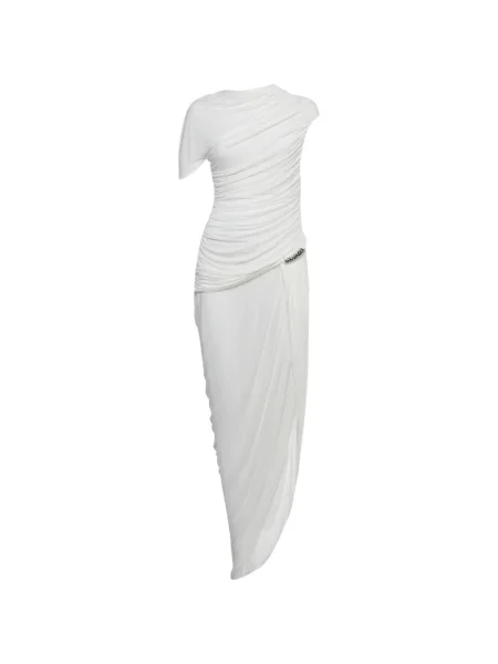 Maksi sukienka maxi Chats By C.dam garniturowa biała