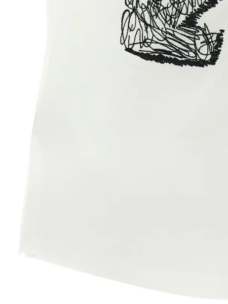 Tricou Off-white cu imagine alb
