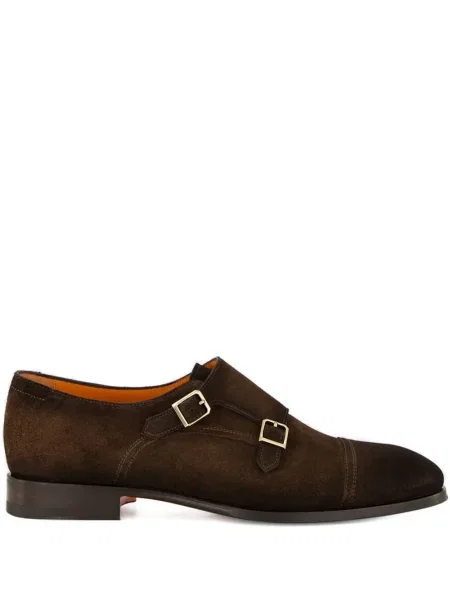Pantofi monk Santoni maro