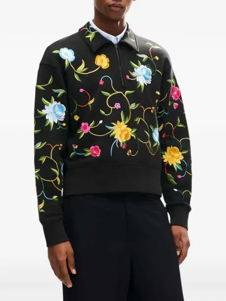 Hanorac cu fermoar Kenzo negru