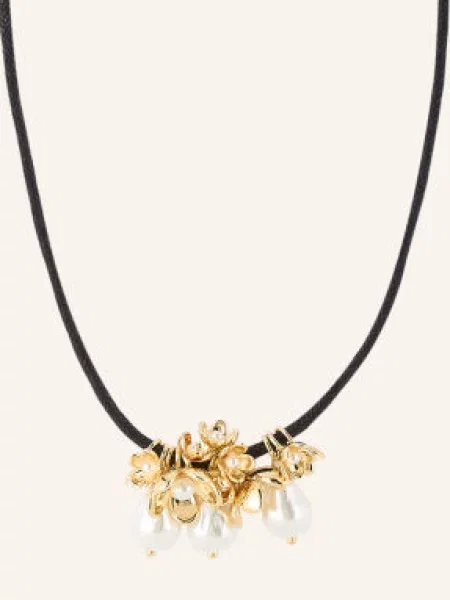 Maje Łańcuszek gold biały