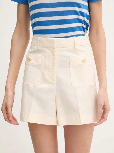 Tommy Hilfiger pantaloni scurți eleganți pentru femei bej