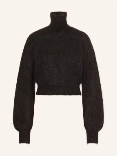 Max Mara Svetry Adorno S Mohérem tmavě šedá