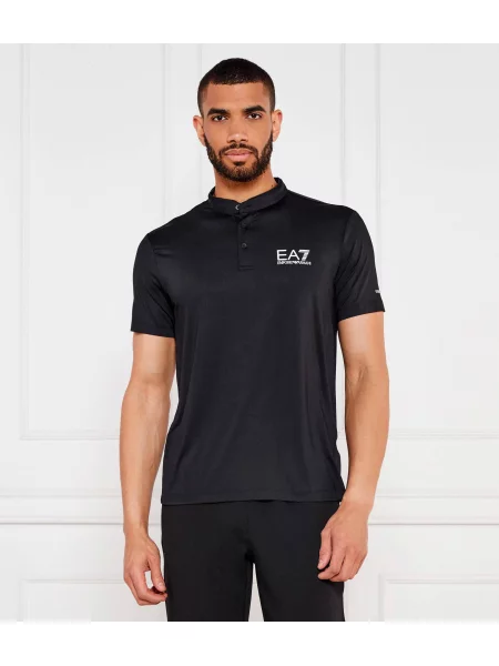 Tricou polo Ea7 negru